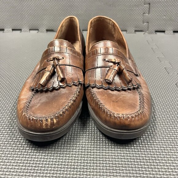 Giorgio Brutini Other - Giorgio Brutini Princeton Tassel Loafers Mens 13M Brown Leather Shoes
